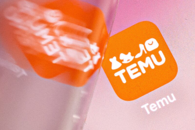 La aplicación Temu. Fotógrafo: Lam Yik/Bloomberg.  La aplicación Temu. Fotógrafo: Lam Yik/Bloomberg.