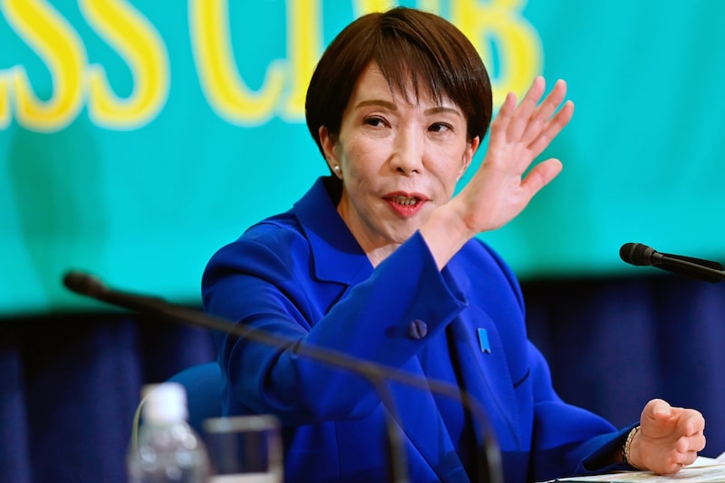 Sanae Takaichi.
Foto: David Mareuil/Anadolu Agency/Bloomberg Sanae Takaichi.
Foto: David Mareuil/Anadolu Agency/Bloomberg