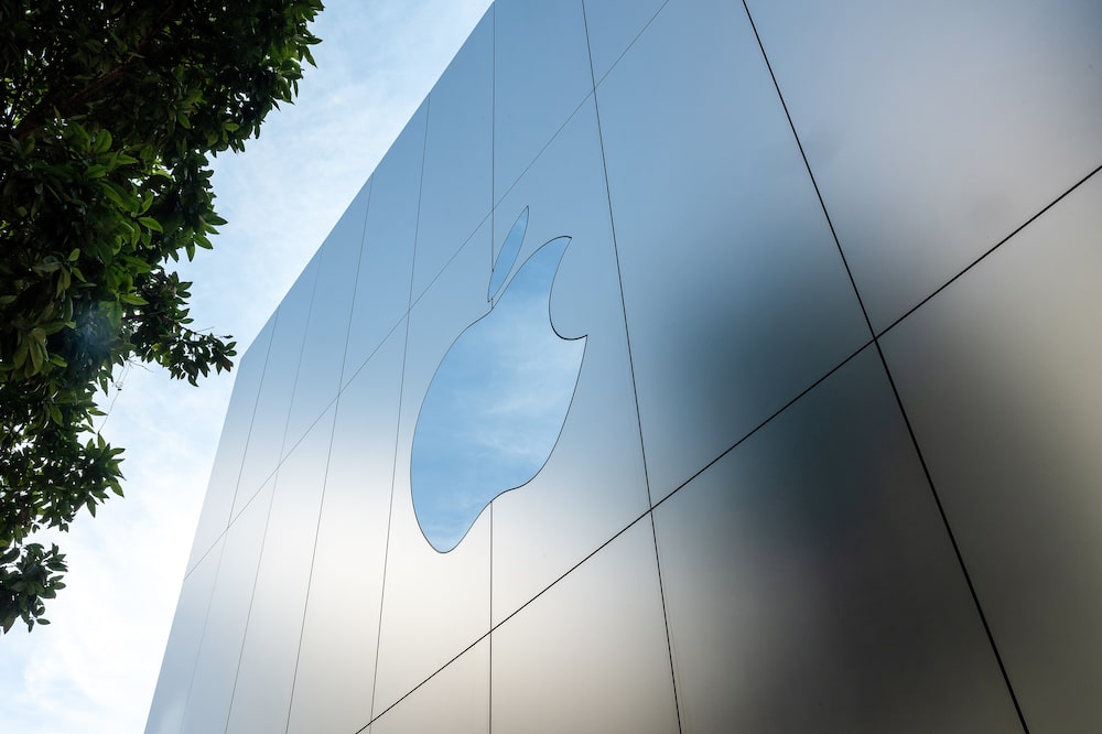 Una tienda Apple en San Francisco. Una tienda Apple en San Francisco.
