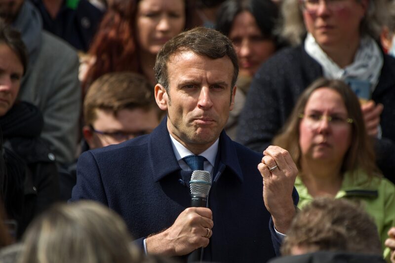 Emmanuel Macron, presidente de Francia, habla durante un discurso ante habitantes y cargos electos en Spezat, Francia, el martes 5 de abril de 2022. Emmanuel Macron, presidente de Francia, habla durante un discurso ante habitantes y cargos electos en Spezat, Francia, el martes 5 de abril de 2022.