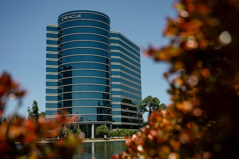 Oficinas de Oracle en Redwood City, California. Fotógrafo: David Paul Morris/Bloomberg. Oficinas de Oracle en Redwood City, California. Fotógrafo: David Paul Morris/Bloomberg.