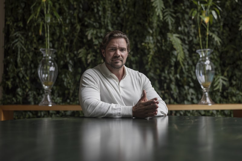 Daniel Vorcaro em São Paulo, em 27 de fevereiro. Fotógrafo: Victor Moriyama/Bloomberg. Daniel Vorcaro em São Paulo, em 27 de fevereiro. Fotógrafo: Victor Moriyama/Bloomberg.