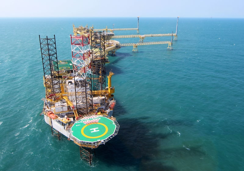Una plataforma de perforación en el bloque marino que contiene el campo Zama, descubierto por la empresa estadounidense Talos Energy (Foto: Secretaría de Energía). Una plataforma de perforación en el bloque marino que contiene el campo Zama, descubierto por la empresa estadounidense Talos Energy (Foto: Secretaría de Energía).