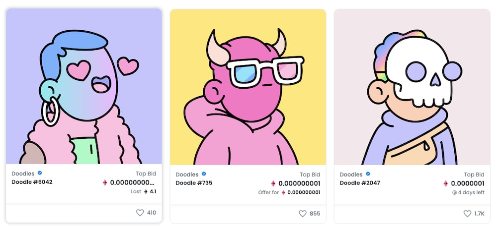 Fuente: Open Sea Fuente: Open Sea