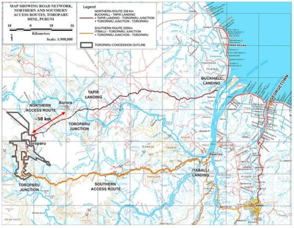 Proyecto Toroparu de Gran Colombia Gold Proyecto Toroparu de Gran Colombia Gold
