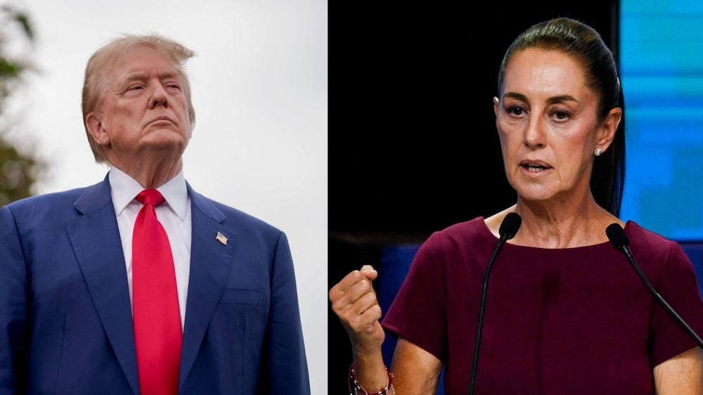 Donald Trump y Claudia Sheinbaum Donald Trump y Claudia Sheinbaum