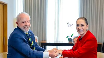 Lula e Sheinbaum estreitam laços em meio a avanço da direita na América Latina Lula e Sheinbaum estreitam laços em meio a avanço da direita na América Latina