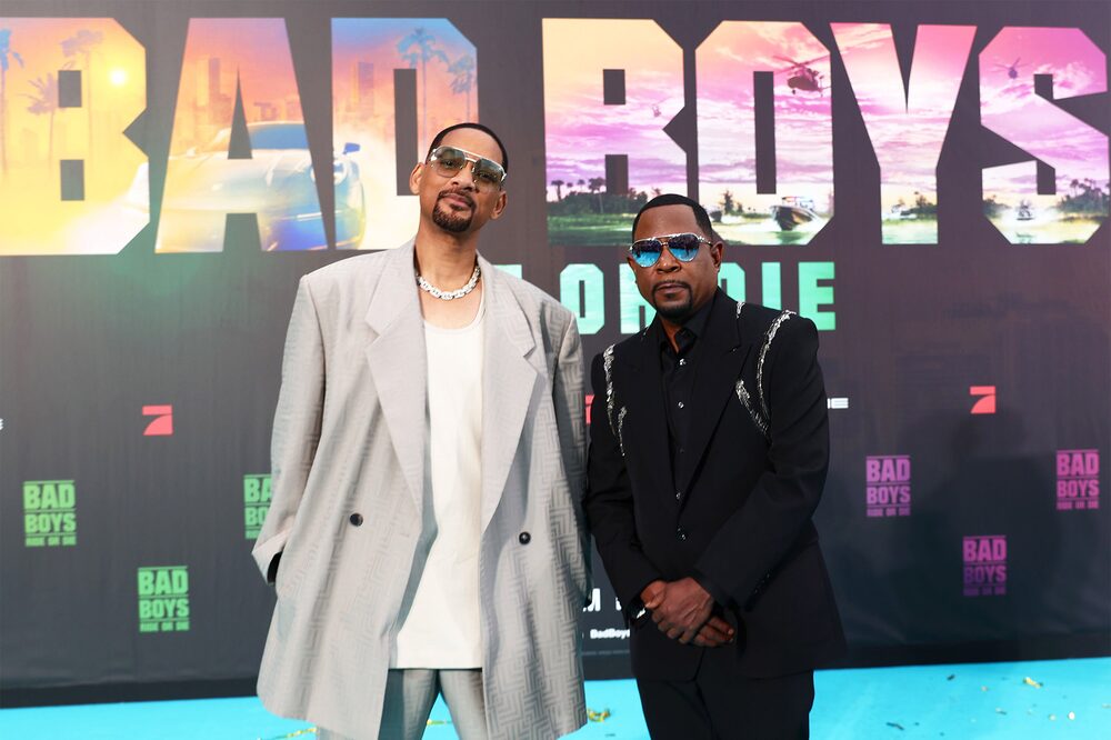 Will Smith y Martin Lawrence en el estreno de su cuarta entrega de la saga Bad Boys. Fotógrafo: Sebastian Reuter/Getty Images para Sony Pictures Will Smith y Martin Lawrence en el estreno de su cuarta entrega de la saga Bad Boys. Fotógrafo: Sebastian Reuter/Getty Images para Sony Pictures