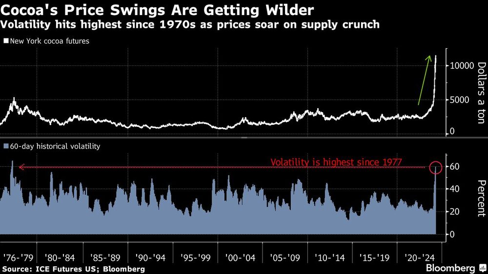 Gráfico del cacao Gráfico del cacao