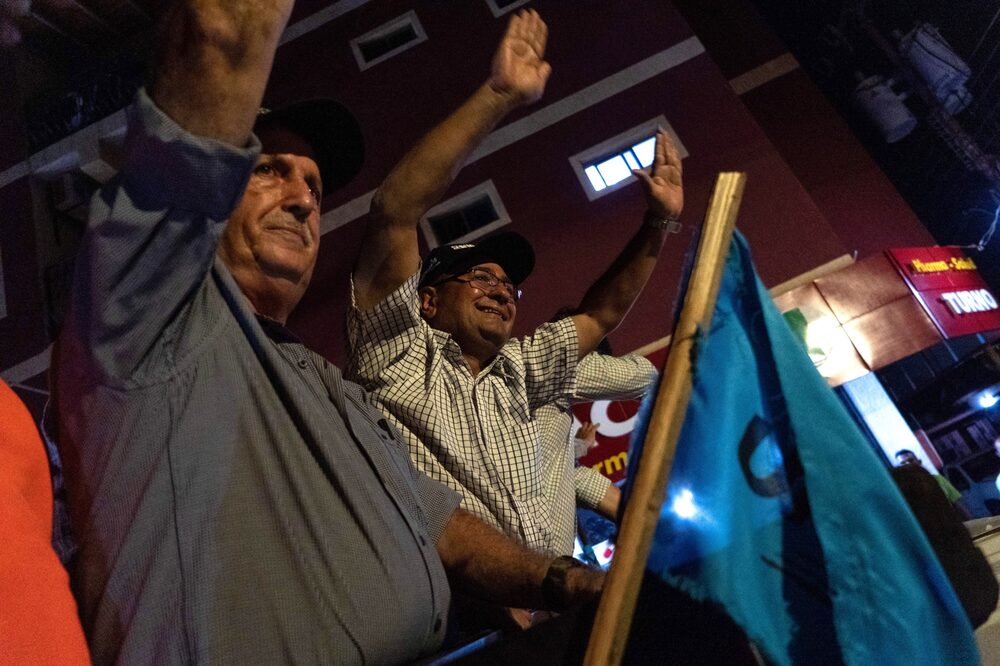 Candidato de oposición, Sergio Garrido. Candidato de oposición, Sergio Garrido.