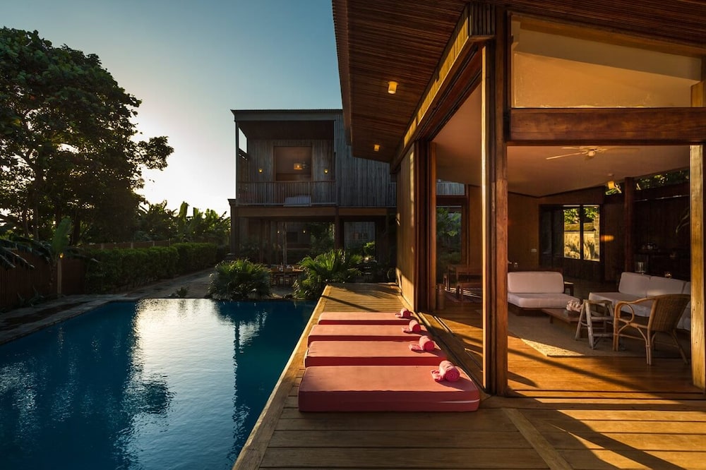 Sofia's Beach House, una de las cabañas de Turtle Inn, en Belice. Sofia's Beach House, una de las cabañas de Turtle Inn, en Belice.