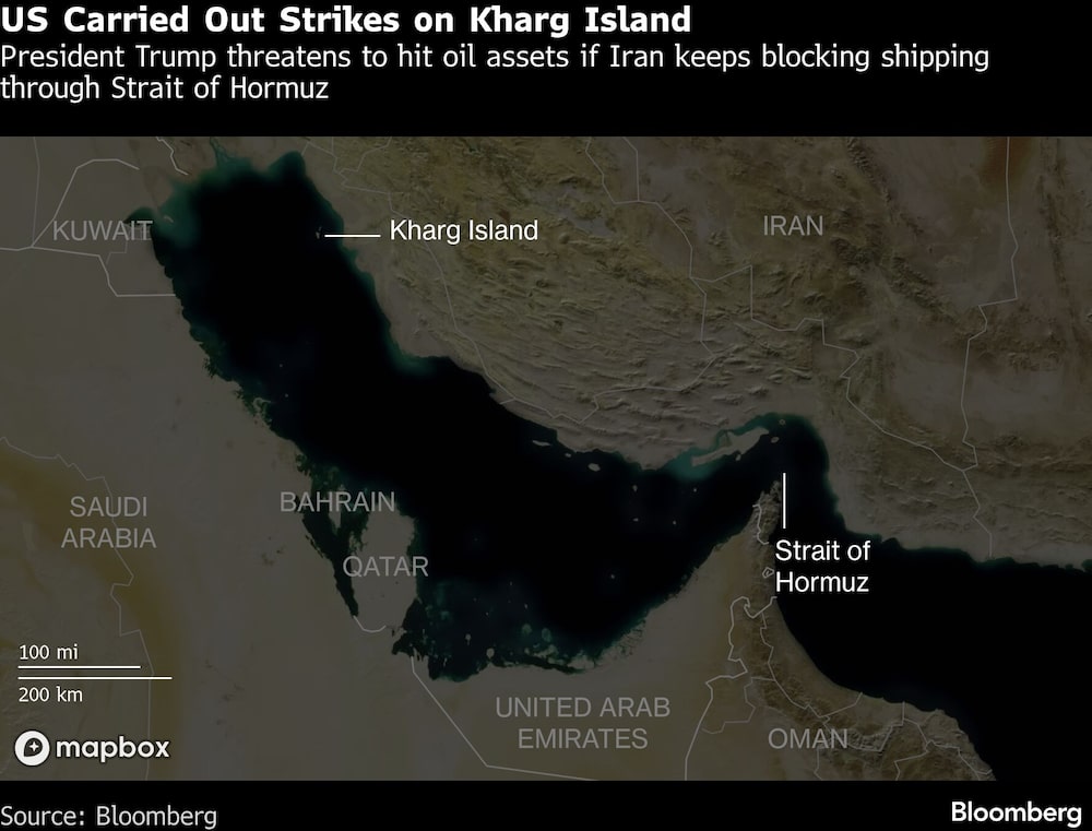 US Carried Out Strikes on Kharg Island | President Trump threatens to hit oil assets if Iran keeps blocking shipping through Strait of Hormuz US Carried Out Strikes on Kharg Island | President Trump threatens to hit oil assets if Iran keeps blocking shipping through Strait of Hormuz