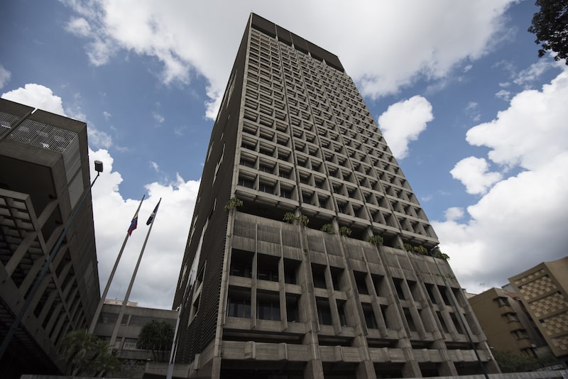 Banco Central de Venezuela en Caracas. Fuente: Bloomberg. Banco Central de Venezuela en Caracas. Fuente: Bloomberg.