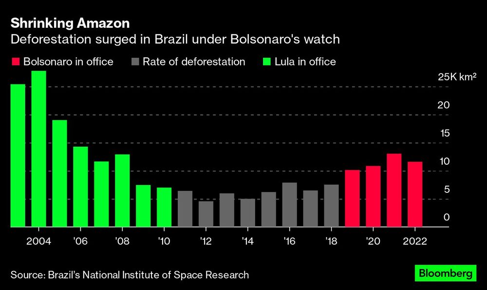 La deforestación se aceleró en Brasil durante la presidencia de Bolsonaro La deforestación se aceleró en Brasil durante la presidencia de Bolsonaro