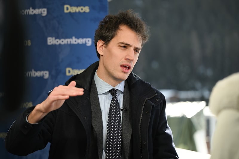 Fundador de Mistral AI Arthur Mensch. Fotógrafo: Chris J. Ratcliffe/Bloomberg Fundador de Mistral AI Arthur Mensch. Fotógrafo: Chris J. Ratcliffe/Bloomberg