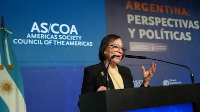Susan Segal ve a Argentina con optimismo y apuesta por un rol de liderazgo regional Susan Segal ve a Argentina con optimismo y apuesta por un rol de liderazgo regional