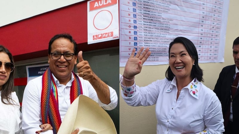 Perú en vilo: los sondeos a pie de urna no muestran un claro ganador presidencial Perú en vilo: los sondeos a pie de urna no muestran un claro ganador presidencial