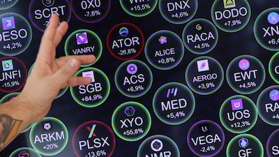 Las criptomonedas más volátiles retroceden a mínimos de la pandemia Las criptomonedas más volátiles retroceden a mínimos de la pandemia