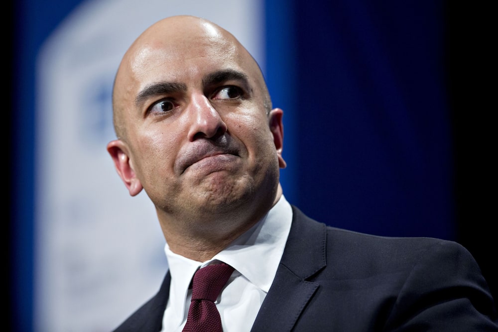Neel Kashkari, presidente del Banco de la Reserva Federal de Minneapolis, interviene en la conferencia de la NABE. Neel Kashkari, presidente del Banco de la Reserva Federal de Minneapolis, interviene en la conferencia de la NABE.