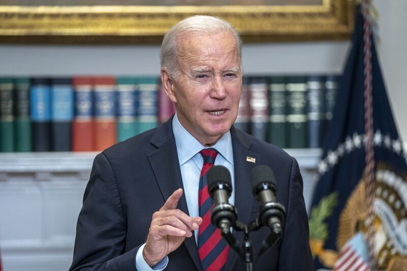 El presidente de Estados Unidos, Joe Biden, habla en la Sala Roosevelt de la Casa Blanca durante un evento sobre la deuda estudiantil en Washington, DC, Estados Unidos, el miércoles 4 de octubre de 2023. El presidente de Estados Unidos, Joe Biden, habla en la Sala Roosevelt de la Casa Blanca durante un evento sobre la deuda estudiantil en Washington, DC, Estados Unidos, el miércoles 4 de octubre de 2023.