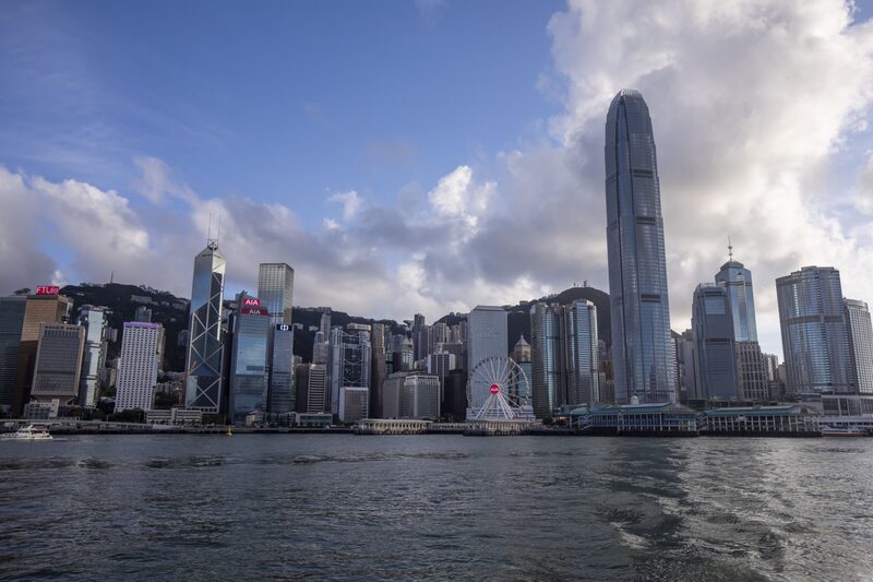 Skyline is seen over the Victoria Harbour in Hong Kong, China, on Wednesday, May, 26, 2021. Skyline is seen over the Victoria Harbour in Hong Kong, China, on Wednesday, May, 26, 2021.