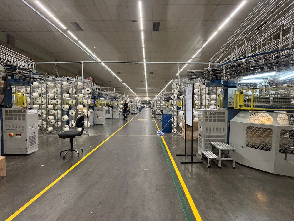 Parte de fiação de algodão da fábrica da Riachuelo Parte de fiação de algodão da fábrica da Riachuelo