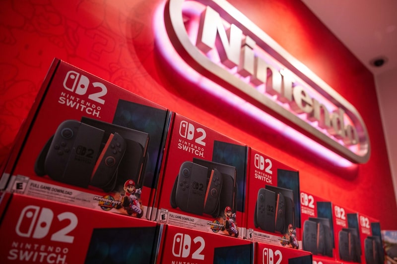 En la foto, la Nintendo Switch 2. En la foto, la Nintendo Switch 2.