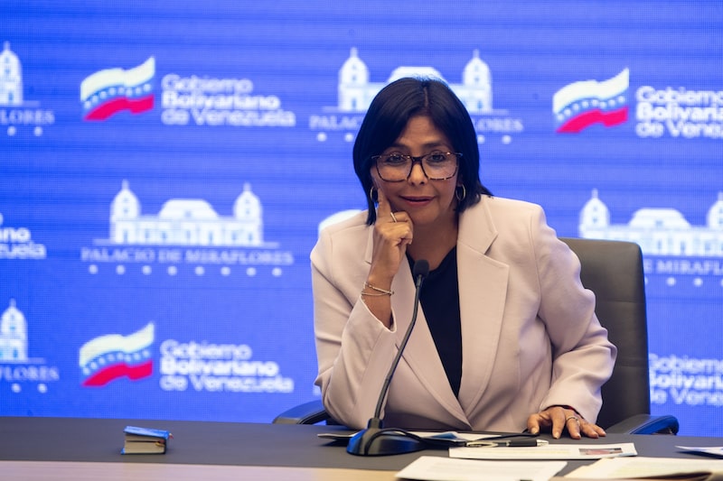 Delcy Rodríguez. Fotógrafo: Carlos Becerra/Bloomberg. Delcy Rodríguez. Fotógrafo: Carlos Becerra/Bloomberg.