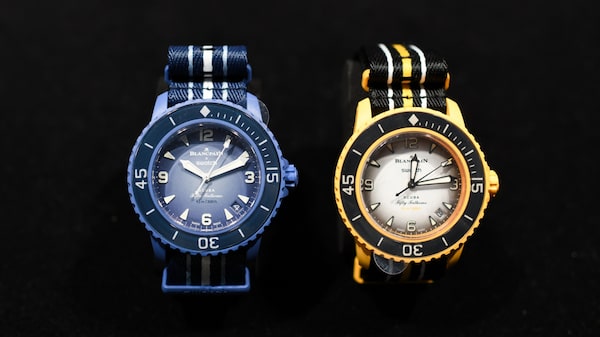 Após sucesso com Omega, Swatch aposta em parceria com relógio de mergulho Blancpain Após sucesso com Omega, Swatch aposta em parceria com relógio de mergulho Blancpain