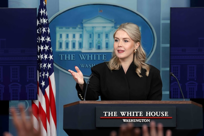 La portavoz de la Casa Blanca, Karoline Leavitt, el 11 de diciembre. La portavoz de la Casa Blanca, Karoline Leavitt, el 11 de diciembre.