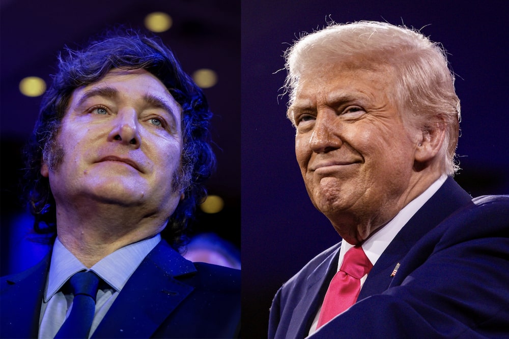 Javier Milei y Donald Trump en la reunión CPAC en febrero. Javier Milei y Donald Trump en la reunión CPAC en febrero.