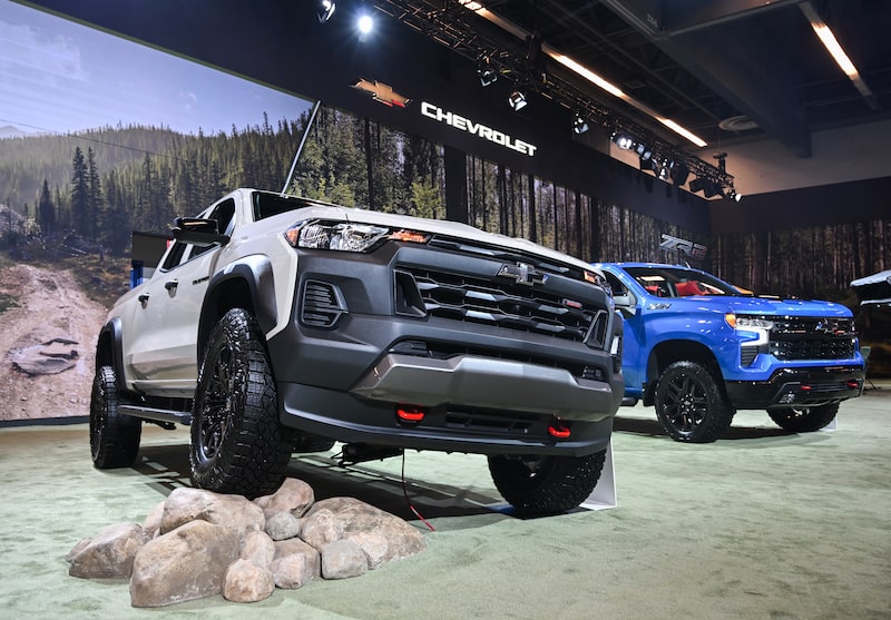 A 2026 Chevrolet Colorado Trail Boss truck. A 2026 Chevrolet Colorado Trail Boss truck.