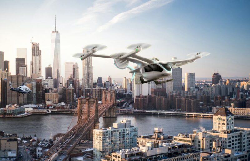 A aeronave de quatro assentos terá alcance de até 100 quilômetros e levaria passageiros de pontos específicos a aeroportos por US$ 100 a US$ 150 por pessoa em cada sentido A aeronave de quatro assentos terá alcance de até 100 quilômetros e levaria passageiros de pontos específicos a aeroportos por US$ 100 a US$ 150 por pessoa em cada sentido