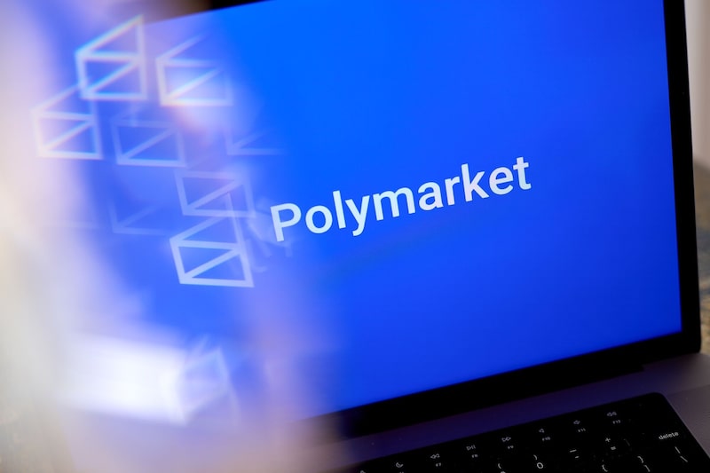 El logotipo de Polymarket en un ordenador portátil en Germantown, Nueva York, EE.UU. El logotipo de Polymarket en un ordenador portátil en Germantown, Nueva York, EE.UU.