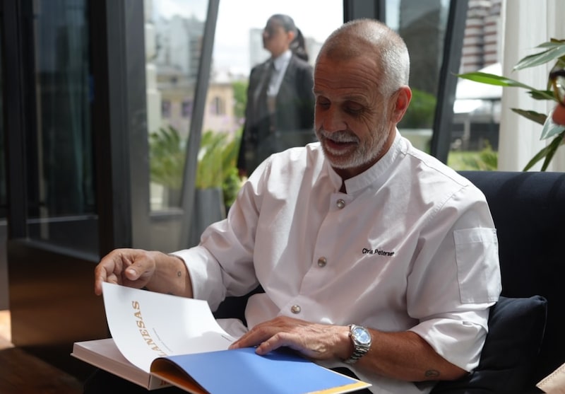 Christian Petersen, cocinero argentino. Christian Petersen, cocinero argentino.
