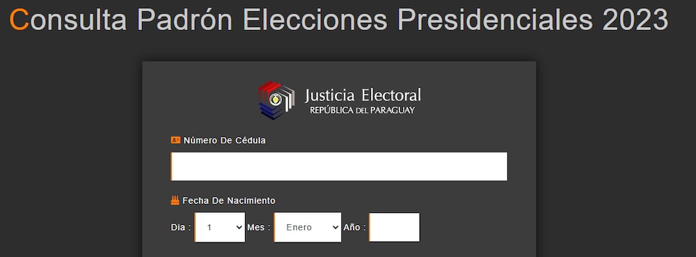 Sitio para consultar el padrón electoral Sitio para consultar el padrón electoral