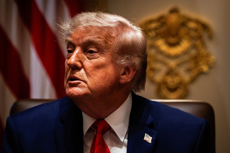 El presidente Donald Trump, durante una reunión del Consejo de Ministros en la Casa Blanca, en Washington, D. C., el 27 de mayo. El presidente Donald Trump, durante una reunión del Consejo de Ministros en la Casa Blanca, en Washington, D. C., el 27 de mayo.