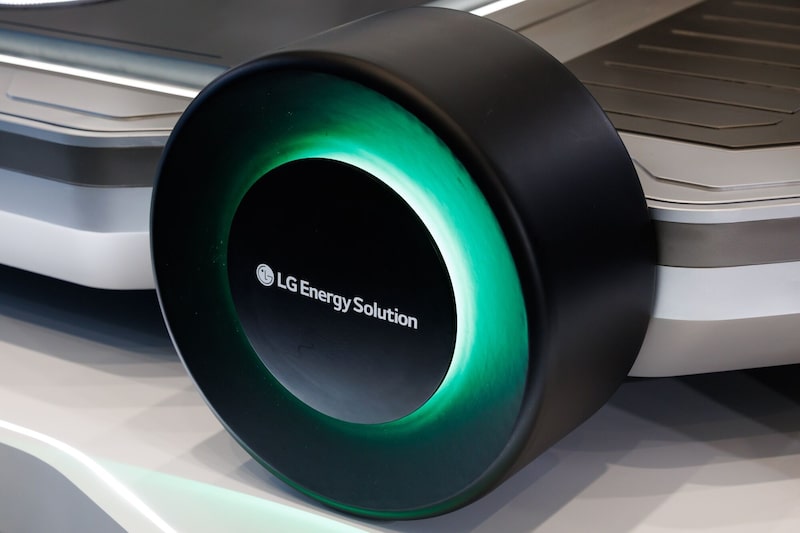 Una batería para vehículos eléctricos de LG Energy Solution Co. Una batería para vehículos eléctricos de LG Energy Solution Co.