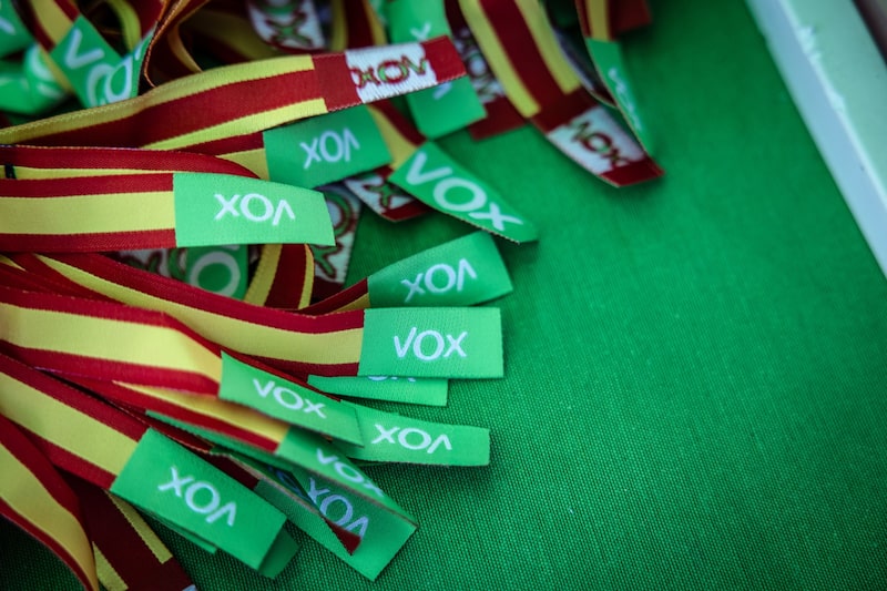 Pulseras del partido político español Vox Pulseras del partido político español Vox