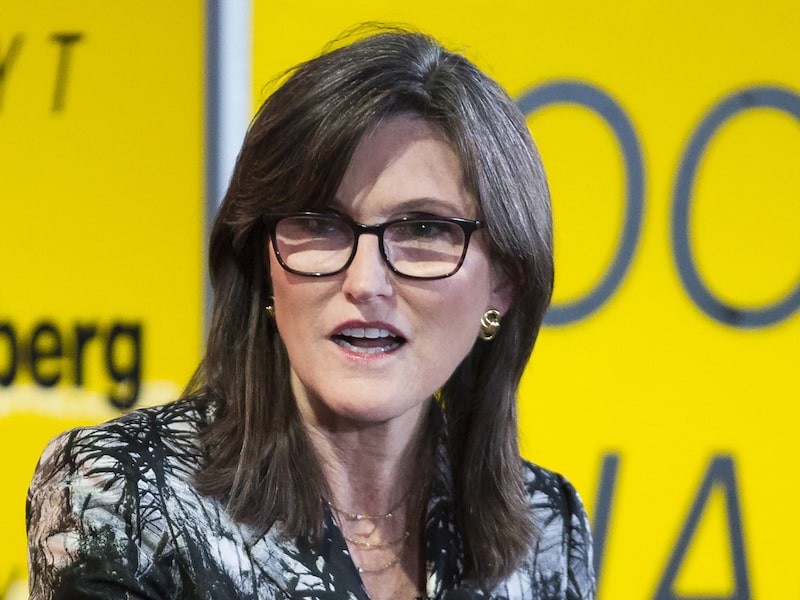 Cathie Wood, CEO y oficial jefe de inversiones en ARK Investment Management LLC, habla durante la conferencia tecnológica Sooner Than You Think en Brooklyn, NuevaYork, U.S., el martes, 16 de oct., 2018. Desde IA- inversiones por rotbots a las implicaciones de compras minoristas en un mundo sin efectivo al impacto de las políticas monetarias y si, cuando los gobirnos cambiarian a dinero digital. Las innovaciones digitales están cambiando rápidmente nuestra relación con el dinero, creando grandes oportunidades pero también crean considerables riesgos que aún no comprendemos bien. Cathie Wood, CEO y oficial jefe de inversiones en ARK Investment Management LLC, habla durante la conferencia tecnológica Sooner Than You Think en Brooklyn, NuevaYork, U.S., el martes, 16 de oct., 2018. Desde IA- inversiones por rotbots a las implicaciones de compras minoristas en un mundo sin efectivo al impacto de las políticas monetarias y si, cuando los gobirnos cambiarian a dinero digital. Las innovaciones digitales están cambiando rápidmente nuestra relación con el dinero, creando grandes oportunidades pero también crean considerables riesgos que aún no comprendemos bien.