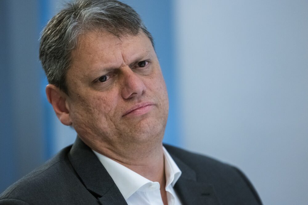 El gobernador de Sao Paulo, Tarcisio de Freitas. El gobernador de Sao Paulo, Tarcisio de Freitas.