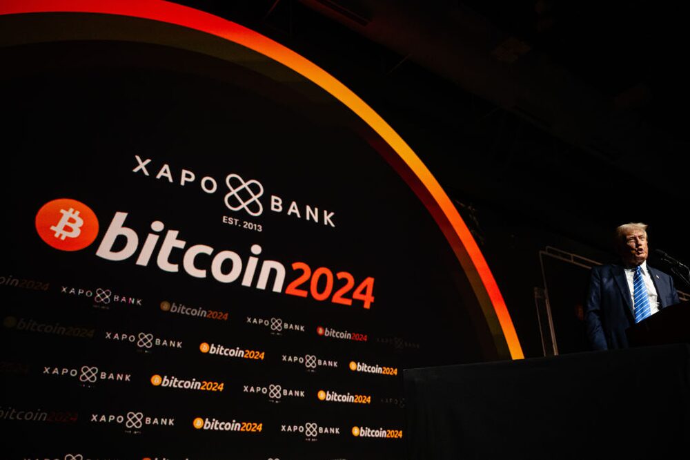 Donald Trump en la Conferencia de Bitcoin 2024 Donald Trump en la Conferencia de Bitcoin 2024