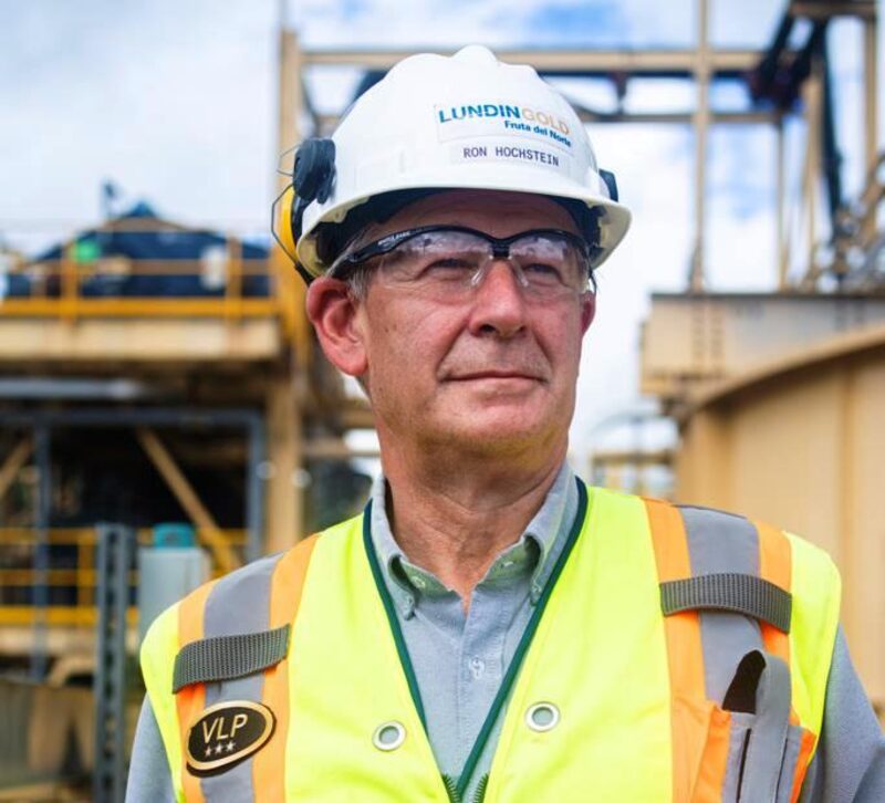 Ron Hochstein, presidente y director ejecutivo de Lundin Gold. Ron Hochstein, presidente y director ejecutivo de Lundin Gold.