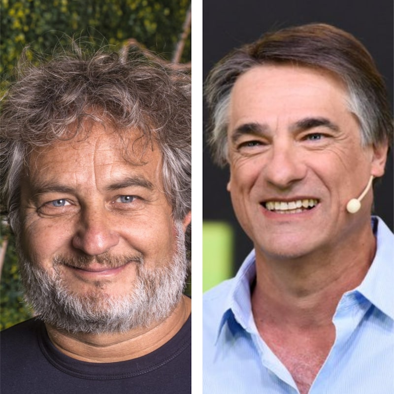 Guibert Englebienne , cofundador de Globant, y Nicolás Jodal, cofundador de GeneXus Guibert Englebienne , cofundador de Globant, y Nicolás Jodal, cofundador de GeneXus