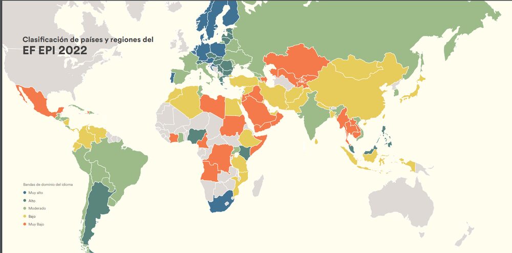 Argentina es el país de Latinoamérica que mejor maneja el inglés, según Education First Argentina es el país de Latinoamérica que mejor maneja el inglés, según Education First