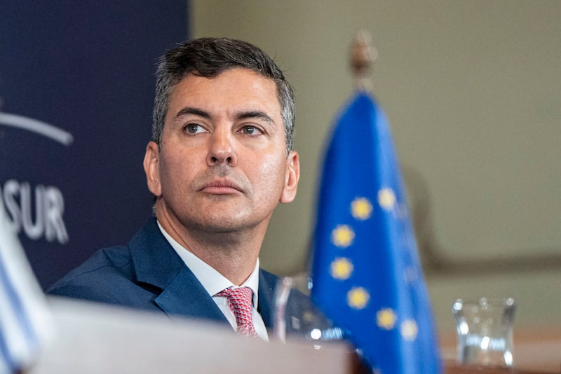 Santiago Peña. Foto: Mauricio Zina/Bloomberg. Santiago Peña. Foto: Mauricio Zina/Bloomberg.