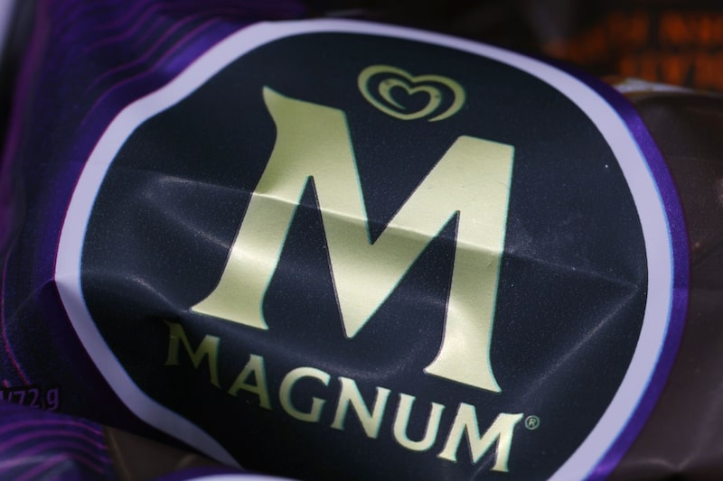 Un helado Magnum. Un helado Magnum.