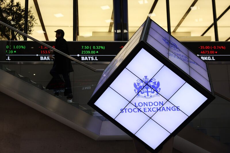 Logo da London Stock Exchange na City of London: semana pode ter confirmação do maior IPO em mais de uma década Logo da London Stock Exchange na City of London: semana pode ter confirmação do maior IPO em mais de uma década