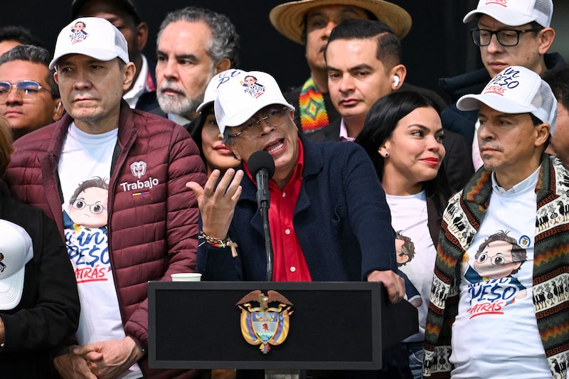 En la imagen, Gustavo Petro, presidente de Colombia. En la imagen, Gustavo Petro, presidente de Colombia.