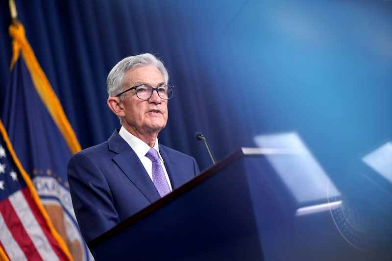 Jerome Powell, chairman of the US Federal Reserve, during a news conference following a Federal Open Market Committee (FOMC) meeting in Washington, DC, US, on Wednesday, June 12, 2024. Federal Reserve officials penciled in just one interest-rate cut this year and forecast more cuts for 2025, reinforcing policymakers calls to keep borrowing costs high for longer to suppress inflation. Jerome Powell, chairman of the US Federal Reserve, during a news conference following a Federal Open Market Committee (FOMC) meeting in Washington, DC, US, on Wednesday, June 12, 2024. Federal Reserve officials penciled in just one interest-rate cut this year and forecast more cuts for 2025, reinforcing policymakers calls to keep borrowing costs high for longer to suppress inflation.